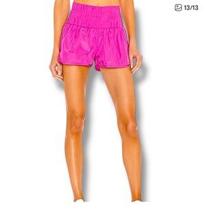 Free People Pink Athletic Shorts way home S hot pink